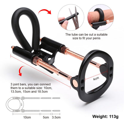 Male Enhancement Kit Eudg Enlargement Penis Extender Medical Free Penis pump Enlarger Stretcher Tension Sex Toys for Masturbator